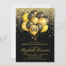 Search for surprise 90th birthday invitations Glitter