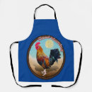 Search for good morning aprons Rooster