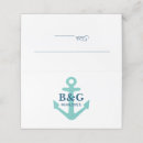 Search for nautical place cards Blue