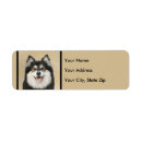 Search for black and tan return address labels Puppy