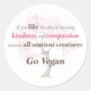 Search for compassion stickers Vegan