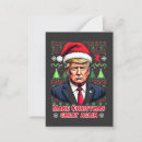 Search for make great again christmas cards President
