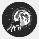 Search for black white wolf stickers Dog