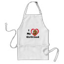 Search for i love my girlfriend aprons Birthday