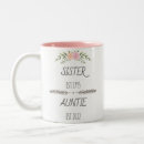 Search for future sister mugs Promoted to aunt