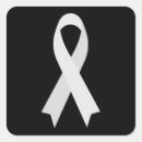 Search for black awareness ribbon stickers White