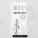 Search for boarding pass wedding invitations Destination