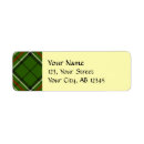 Search for red black plaid return address labels Modern