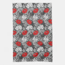 Search for red and grey tea towels Flowers
