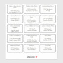Search for individual name stickers Calligraphy