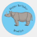 Search for rhinoceros stickers Javan rhino