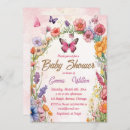 Search for butterfly garden baby shower invitations Elegant