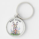Search for easter rabbit key rings Watercolor