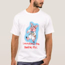 Search for i survived swine flu tshirts Pig