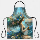 Search for beautiful woman aprons Flowers