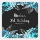 Search for silver flower stickers Birthday party