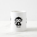 Search for cute monkey baby mugs Kawaii