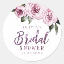Search for glitter bridal shower stickers Purple