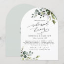 Search for eucalyptus rehearsal dinner invitations Botanical garden