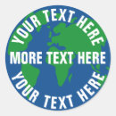 Search for nature globe stickers Save the planet