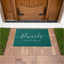 Search for modern doormats Typography