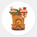 Search for christmas fireplace stickers Candy cane