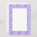 Search for purple blank invitations Modern