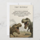 Search for roar birthday invitations Prehistoric