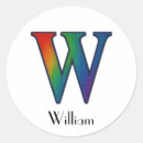 Search for monogram w stickers Alphabet