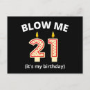 Search for 21st birthday postcards Party