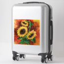 Search for large sunflower stickers Watercolor