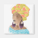 Search for artwork square magnets Woman