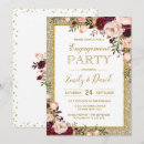 Search for pink and gold engagement party invitations Glam