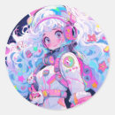 Search for space girl stickers Astronaut
