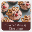 Search for christmas cupcake stickers Made with love