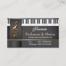 Search for music business cards Keyboard