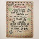 Search for grandson blankets Letter to grandson