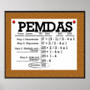 Search for mathematical order of operations posters Algebra