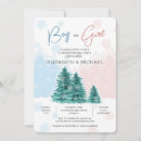 Search for christmas gender reveal invitations Winter