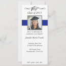 Search for silver and blue graduation invitations University