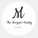 Search for letter wedding stickers Classic