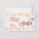Search for carousel birthday cards Pink