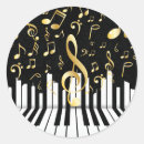 Search for gold key stickers Music