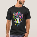 Search for psychedelic cat tshirts Zombie
