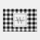 Search for black and white checkered doormats Farmhouse