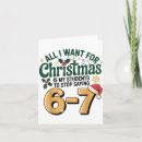 Search for funny shopping christmas cards Six