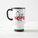 Search for lazy travel mugs Snoopy