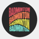 Search for badminton team stickers Shuttlecock