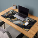 Search for black marble mousepads Black and gold