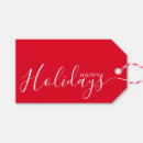 Search for holiday tags Typography